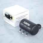 Retractable Car Backseat 3 in 1 Multi Charging Station Box with USB Type C Lightner Retractable Cables for All Phones | iPhone | Samsung | Android | Uber | Share Ride Customer Charging Dock