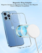 Magnetic Adapter Rings,Compatible with Kindle Pop Socket Magnetic,for Magsafe Accessories & Wireless Charging for iPhone 17/Air/16/15/14/13/12 Mini Plus Pro Max/Pixel 8/ S24 Ultra/ S23