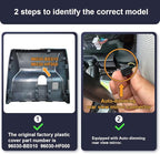 Fitcamx Front 2K+Rear 1080P Dash Cam Adapts for Hyundai Kona 2023-2025 & Kona Electric (Part No#BE010), OEM Style, Dual HD Video, WiFi Connect & APP, Loop Recording, G-Sensor, Easy to Set, 64GB Card