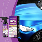Iron Remover Car Detailing, Multipurpose Iron Powder Remover Spray, IronDecon Spray, Pulls Out Brake Dust, Rust & Fallout, for Motorcycle Tires, Brake Calipers, Boats, RVs, and Painted Surfaces