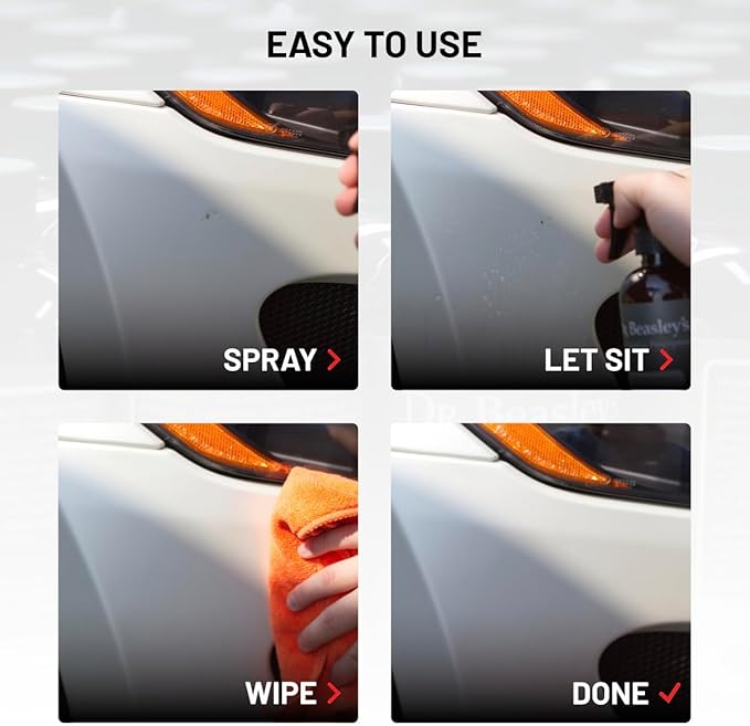 Dr. Beasley's Matte Paint Cleanser - Easily Removes Grease & Heavy Dirt, Droppings, Tree Sap from Autos. Safe On All Matte Surfaces, Preserves The Look for Satin & Glossy Paint, 1 Gal