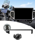 Magnetic Car Phone Mount for Toyota Tundra 2022-2026/Sequoia 2023-2026 Accessories, for MagSafe Strong Magnets Cell Phone Holder 14 Inch Touch Screen Cradles, with phone gripper 360° Rotation