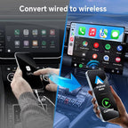 Carlinkit Wireless CarPlay Adapter 3-in-1︱Designed for TV Sticks︱for Wired CarPlay Cars︱Support converting Wired CarPlay to Wireless CarPlay & Android Auto︱Support HDMI Port Fir e TV Sticks inputting
