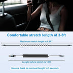 USB C Cable 6ft, 2Pack USB A to USB C 3A Fast Charging, Coiled Type C Charger Cord for Car USB-C Cable Compatible with iPhone 17/16/15/Plus/Pro/Pro Max/Samsung Galaxy A10e A20 A50 S20 Plus S10E