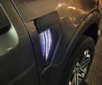 iJDMTOY Xenon White LED Background Illumination Lighting Kit Compatible with 2021-up Ford F150 Side Fender Emblem