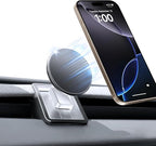 for Tesla Magnetic Phone Mount Holder Compatible with 2025-2026 Model Y Juniper and 2024-2026 Model 3 Highland, 360° Adjustable, No Tool Installation Required, Anti-Shake Mount Fit for All Smartphones