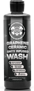 16oz Graphene Foam Ceramic Car Wash Shampoo | Onyx Foam Wash for Cars, Trucks & SUVs | Safe on Paint, Trim & Glass | Long-Lasting Hydrophobic Protection