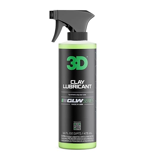 3D One Car Scratch & Swirl Remover + GLW Series Clay Lubricant – The Ultimate Paint Correction & Decontamination Bundle
