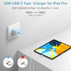 iPhone Charger Fast Charging 10FT iPhones 17 16 15 Charger 3 Pack Type C Chargers USB C Charger Compatible with iPhone Air 17/17 Plus/17 Pro/17 Pro Max/16/16 Plus/16 Pro/16 Pro Max/15 (Blue)