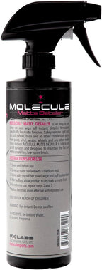 Molecule Matte Detailer Spray | Premium Vehicle Care | Streak-Free, Soil Resistant Surface Protection | Cleans Matte Vehicle Paint, Vinyl, Wheels, and Other Matte Finish Surfaces | 16 Ounce (6 Pack)