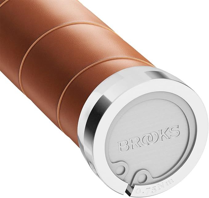 Brooks England Slender Leather Grips