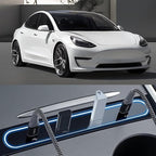 Car USB Hub,Multi-Functional USB Expander with LED Light for Car Vehicle Center Console