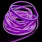 ABALDI Car Strip Light USB Neon Light El Wire for Car Led Decoration(5m16ft,USB,Purple)