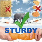 Ultimate Premium 5-Pack Coral Sponge Set - Extra Soft, Non-Scratch, Foaming & Large - Perfect for Car Washing, Household Cleaning and Fightingk (Orange)