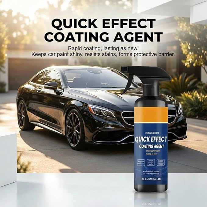 1 Pcs Quick Effect Coating Agent for Car, 2026 New Advanced Car Coating Spray, Auto Quick Coat Restore Wax, Ceramic Spray Coating for Cars Shine and Protection