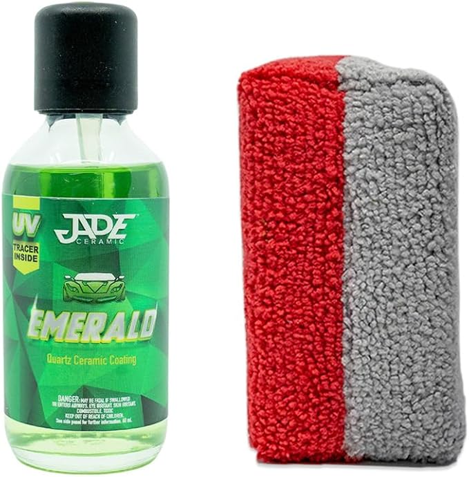 Detail King Jade Emerald - Quartz PRO Ceramic Coating - Coating Applicator - Hydrophobic Coating - Paint Protection