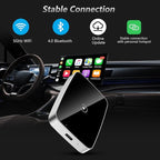 AI Box 3 in 1 Wireless CarPlay Auto Adapter CarPlay Adapter for iPhone&Android Auto,Video Support,TF Card, Magic Box Easy Setup CarPlay Dongle for Factory Wired CarPlay Cars