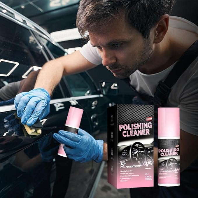 2Pcs Car Interior Detailer & Protectant, Polishing Cleaner Car Interior Spray, All Purpose CarInterior Detailer Spray, CarInterior Cleaner for Dashboards, Seats, Leather, Plastic (1PCS)