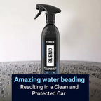 Vonixx Blend Ceramic & Carnauba Spray Wax - Black Edition | Deep Shine for Dark Paints | Superior Automotive Care Solution | Conceals Swirls and Scratches | Car wax Essential | 16.9 fl oz (500 ml)