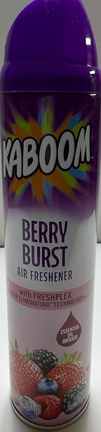 Wizard kaboom | Odor Neutralizer & Air Freshener with freshplex "odor eliminating" technology - 10 Oz. Berry burst (Pack of 4) (Packaging May Vary)