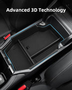 Armrest Organizer for 2026 2025-2023 Honda Accord, Center Console Organizer with Removable Rubber Mat, Center Console Tray Custom for Honda Accord Accessories, Black