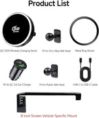 Qi2.2 Max 25W Fast Wireless Car Charger Phone Holder for 2025-2026 Toyota Camry LE/SE 8-Inch Screen, Magnetic Phone Mount Compatible with MagSafe