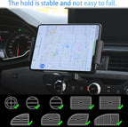 15W Qi Wireless Car Charger Mount Holder Compatible for Samsung Galaxy Z Fold7 Fold6 Fold5 Fold4 Fold3 Fold2 Fold 4.3in-6.9in Phone Auto Clamp Fast Charger