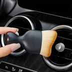 URBAN CAR BE:Trend Car Detailing Brush Set - 4 Pack Auto Interior Cleaning Kit with Soft Bristle & Precision Brushes for Dashboard, Leather Seats, Air Vents & Screen Cleaning - Non-Slip Handle