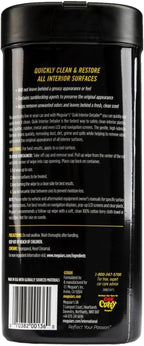 Quik Interior Detailer Wipes 30 ct Bundle with Microfiber Cloth - Car Interior Cleaner for Dashboards, Seats, and More - Multi-Surface Cleaner Car Wipes for a Detailed Look - (4 Items)