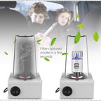 2 In 1 Car Air Purifier, 12v Plug Car Air Freshener And Ionic Air Purifier,For Car With Dual Usb Charger, Remove Dust, Pollen, Smoke And Bad Odors - Available For Your Auto Or Rv