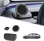 Phone Mount for 2025 2026 Model Y Juniper & 2024 2025 Model 3 Highland,Tesla Interior Accessories, Compatible with MagSafe Magnetic Holder with Fixed Vent/Dashboard Mount, 360° Rotatable