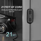 Portable EV Charger Level 1, 15Amp 110V, Electric Vehicle Charger with 21Ft Extension Cord,NEMA 5-15P for Plug-in Home EV Charging Station,Compatible with SAE J1772 EVs(Tesla Need Adapter)