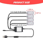 Car Interior LED Lights, 8 in 1 4PCS Vehicle Ambient Lamp Integrated with Music Mode & APP Control, Automotive Decor Atmosphere Lighting Accessories, Universal for SUV, Truck, RV