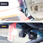 Fitcamx Front 4K+Rear 1080P Dash Cam, Universal Fit (Connected to OBD or Fuse Box), No Rearview Mirror Cover, 2 Way HD Video, WiFi & APP, Loop Recording, Gravity Sensor, Easy to Use, 128GB Card