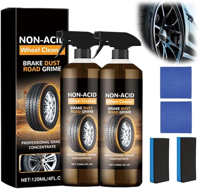 Wheelblaze Wheel Cleaner,2026 New Brake Buster Wheel Cleaner,Wheel Blaze Versatile and Powerful Rust Converter,Turn Filthy Wheels into Instant Shine and Lasting Protection
