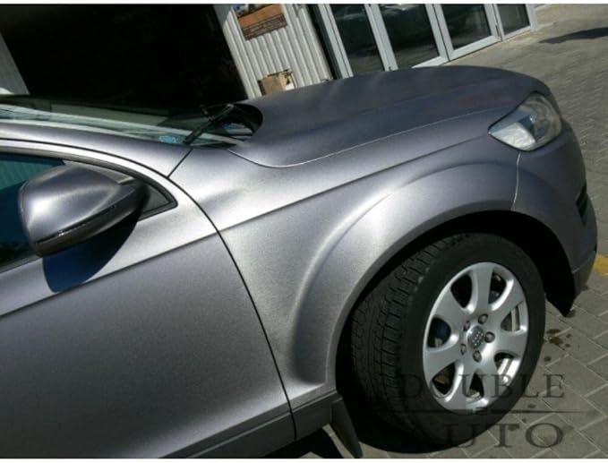 3M Car Wrap Roll 2080 Brushed Steel | BR201 | (5ft x 1ft (5 Sq/ft)) | Automotive Vinyl Wrap for Cars - Car Interior Wrap & Exterior | w/Free Instawraps Pro Glove