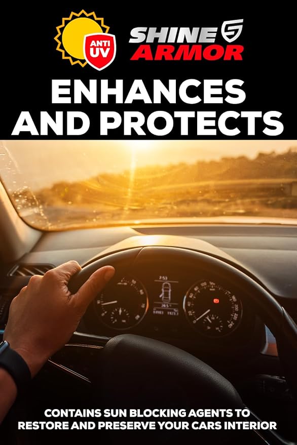 Car Interior Cleaner for Vehicle Detailing, Cleans and Protects Your Dashboard, Seats, Upholstery, Leather, Plastic, Vinyl, and More - 16 Fl Oz