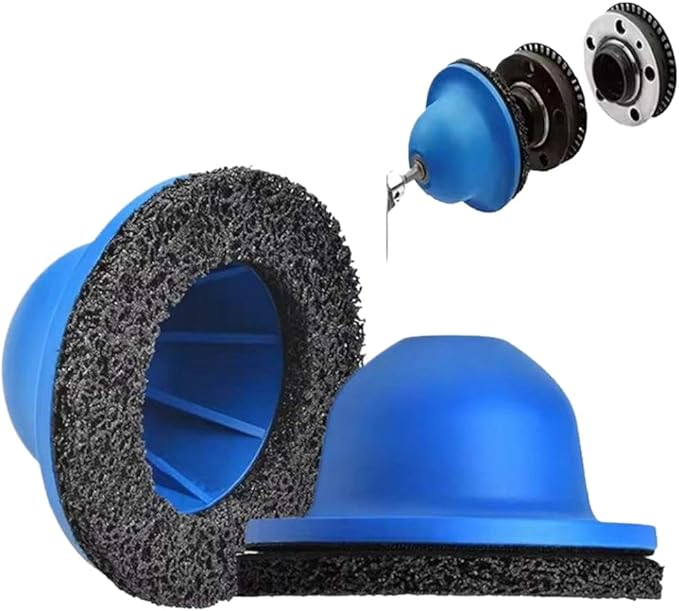 Wheel Hub Grinder Cleaning Rotor Wheel Hub Brush Grinder Rust Grinding Cleaning Rotor Rim for Cordless Air Drill