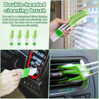 5Pcs Blind Cleaner Duster Tool Window Blind Cleaner,7 Fingers Dusting Cleaners and Air Vent Cleaners for Blinds,Air Conditioner Vents,Fans Vents,Detachable and Washable(Yellow+Green+Blue)