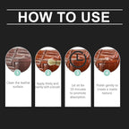 Leather & Furniture Repair Salve with Brush, Original Leathers Recoloring Balm Wood Cleaner, Wood Polish Wax, Household Upholstery Maintenance Kit for Home, Sofa, Car Seats