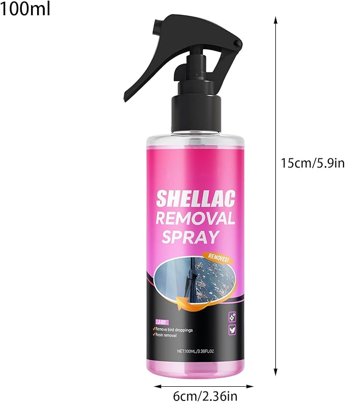 Car Cleaning Spray, 100ml All-Purpose Exterior Degreaser, Car Tar Remover Accessory for Truck Automotive Sedan Pickup Motorcycles, Removes Water Spot Bird Poop Resin Grease