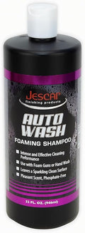 Jescar Auto Wash Shampoo - 32oz - PH-neutral car wash soap for ultimate paint protection, Use in Foam Cannon, foam Guns, & 5 Gallon Bucket. Safe for Cars, Trucks, Motorcycles, RVs & More.