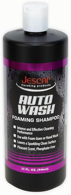 Jescar Auto Wash Shampoo - 32oz - PH-neutral car wash soap for ultimate paint protection, Use in Foam Cannon, foam Guns, & 5 Gallon Bucket. Safe for Cars, Trucks, Motorcycles, RVs & More.