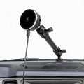 Magnetic Wireless Charging Phone Mount Holder for Ford Bronco 2021 2022 2023 2024 2025 2/4 Door, 15W Fast Charger with TEC & Fan Cooling for Magsafe iPhone 17/16/15/14/13/12 Series, 7.3" Aluminum Arm