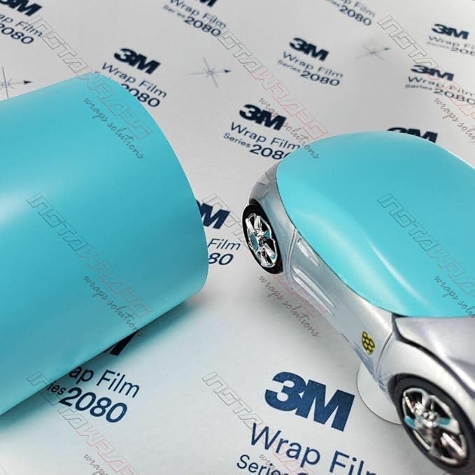 3M Car Wrap Roll 2080 Satin Key West | S57 | (Sample 3in x 5in) | Automotive Vinyl Wrap for Cars - Car Interior Wrap & Exterior
