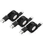 3Pack Car Carplay Cable Fast Charging 3.3FT Retractable USB Type C Android Charger Cord for iPhone 17 16 15,Samsung Galaxy A17/A16/A15/S26 Ultra/S25FE/S24/A35/Z Fold7/A54,Pixel 10Pro 9a,Moto Edge 2025