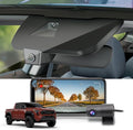 Fitcamx Front 2K+Rear 1080P Dash Cam Adapts for Toyota Tacoma & Hybrid 2024-2026, OEM Look, Dual HD Video, WiFi & APP, Loop Recording, Graivity Sensor, Night Vision, Easy to Operate, 64GB Card