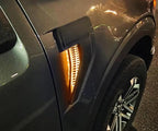 iJDMTOY Amber Yellow LED Background Illumination Lighting Kit Compatible with 2021-up Ford F150 Side Fender Emblem