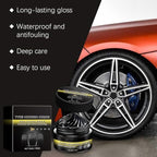 Tyre Nourish Cream, UV Protection and Waterproof Powerful Wheel Cleaning Refurbish Wax, 2026 New Tyre Nourish Cream Maintain Luster, Long-Lasting Tire Shine Gelfor for Car Tires (1PC)