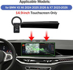 Car Phone Holder for 2026 2025 2024 BMW X5 X6 /2026 2025 2024 2023 BMW X7 14.9-inch Screen, 360° Rotation Cell Phone Mount Compatible with MagSafe